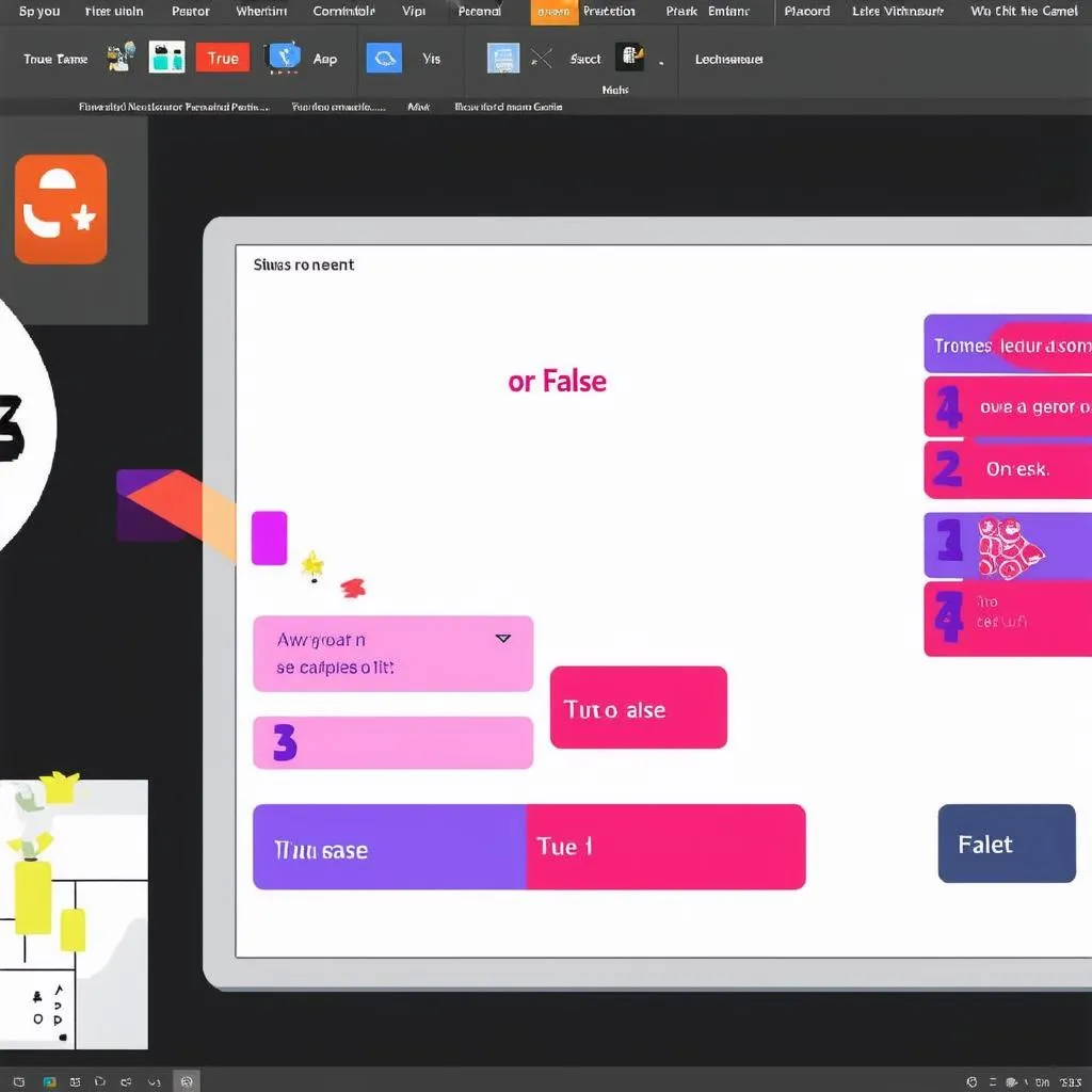 Tạo trò chơi đúng sai Powerpoint
