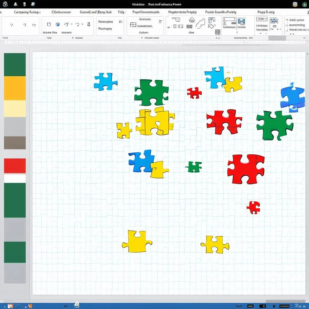 tạo trò chơi ghép hình trên powerpoint
