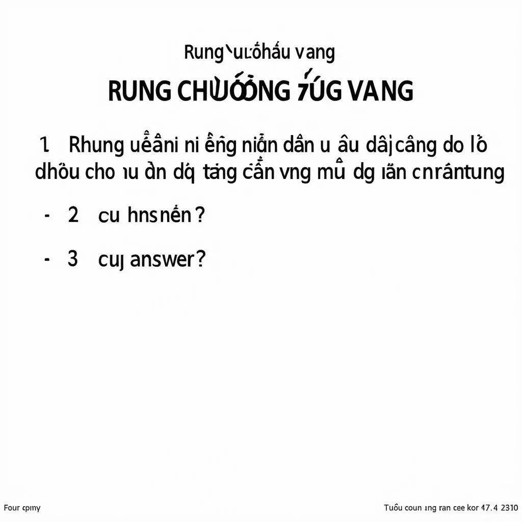 Tạo trò chơi Rung Chuông Vàng trên Powerpoint