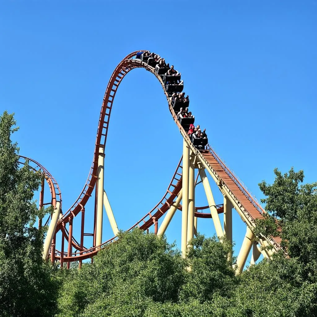 Roller Coaster at Dragon Park