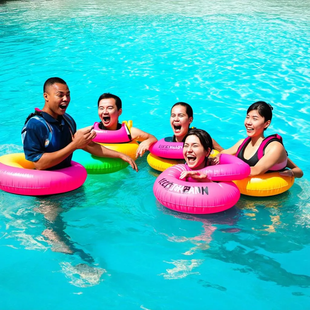 Trò chơi team building dưới nước vui nhộn