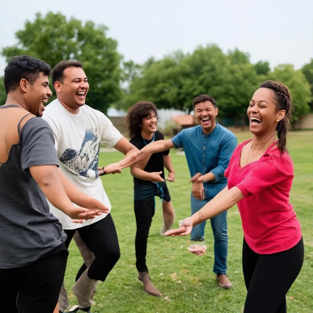 team building ngoài trời vui nhộn