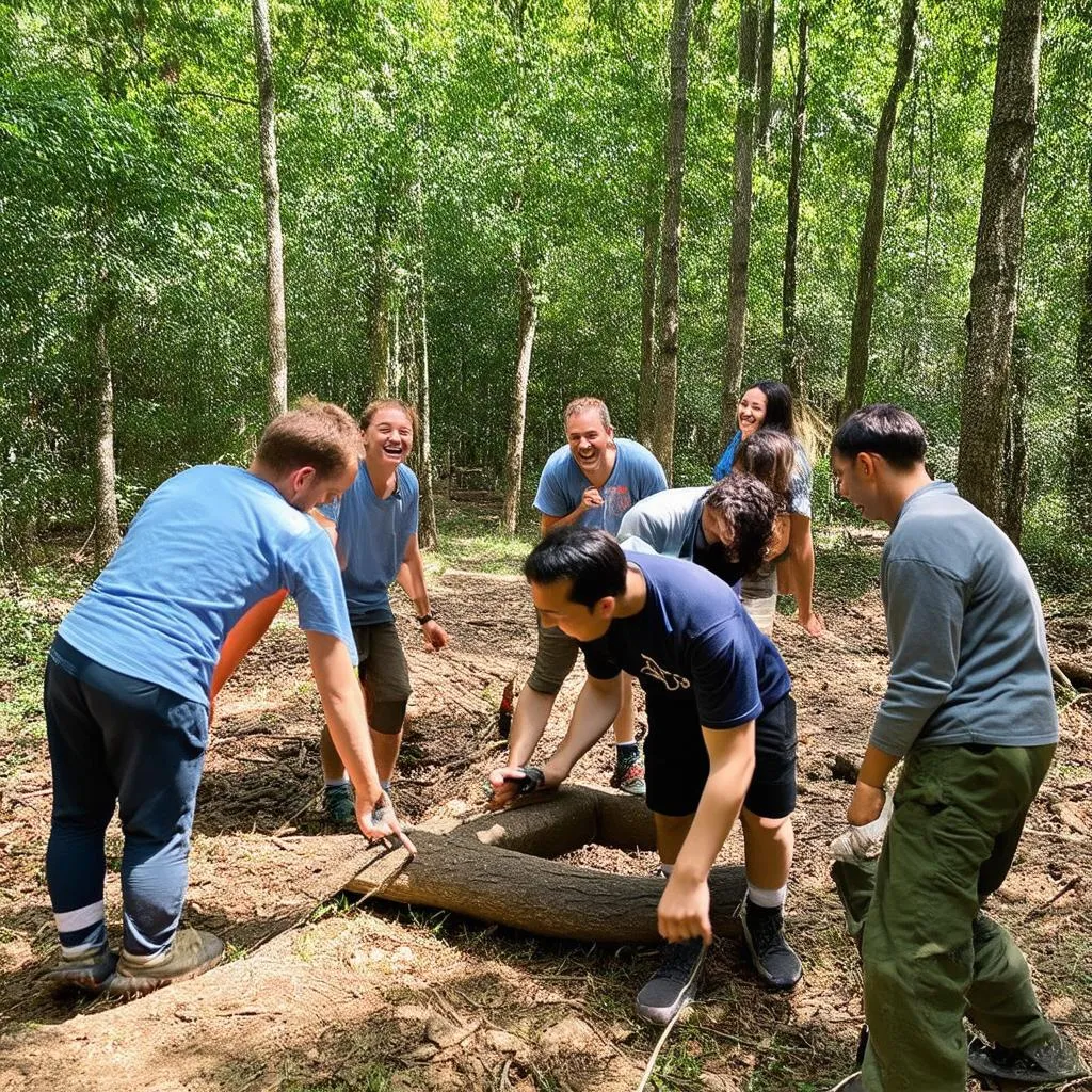 Team building trong rừng