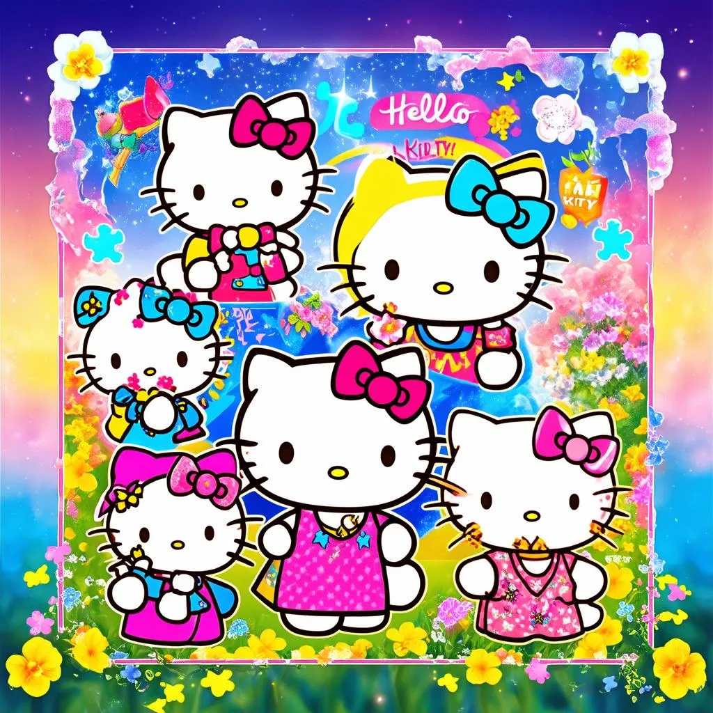 Thế giới ghép hình Hello Kitty