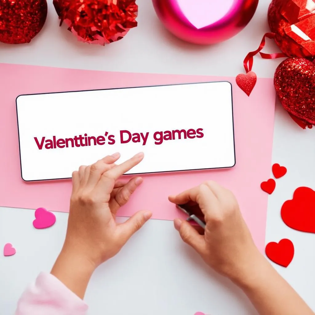 Tìm kiếm trò chơi Valentine trên Google