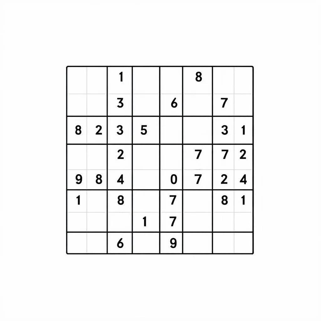 Trò chơi tìm số Sudoku