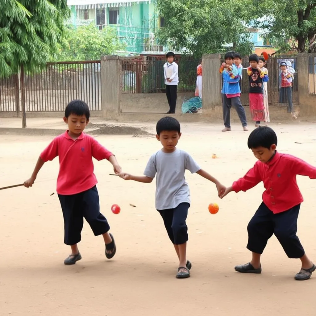 Trò chơi dân gian cho học sinh tiểu học