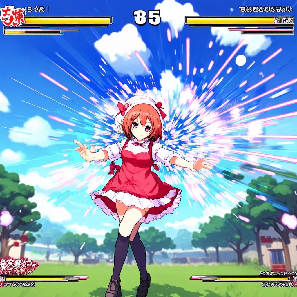 Touhou gameplay