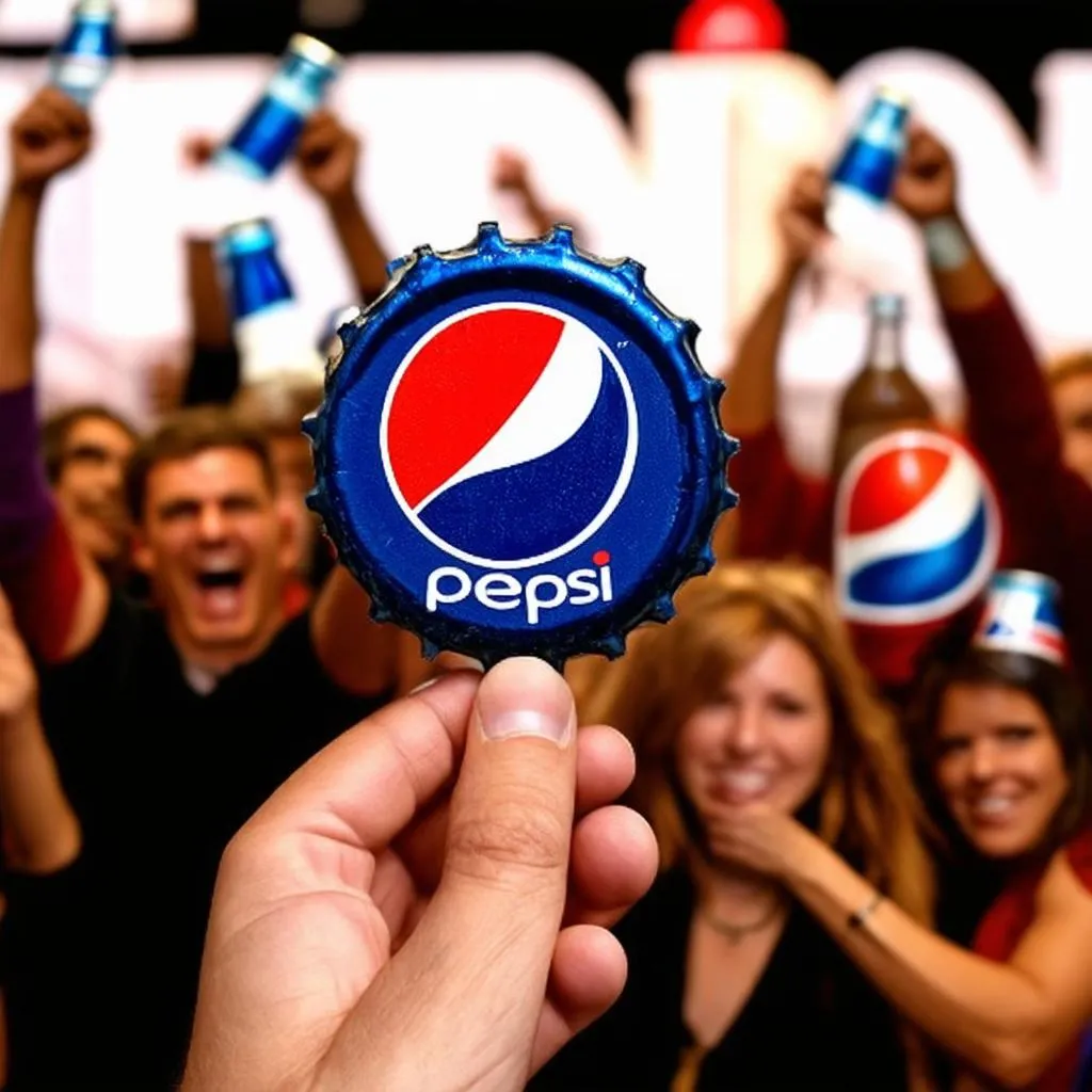 Pepsi bottle cap game