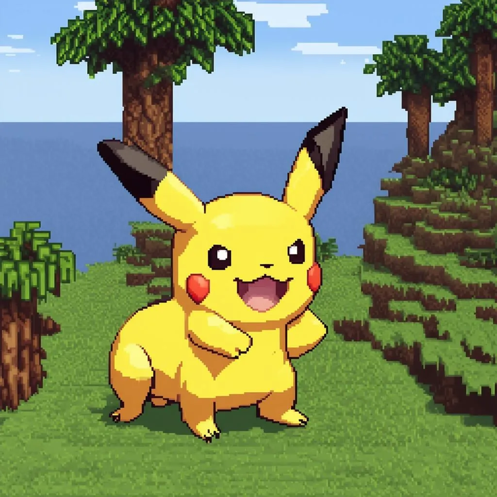 Trận chiến Pokémon trong Minecraft