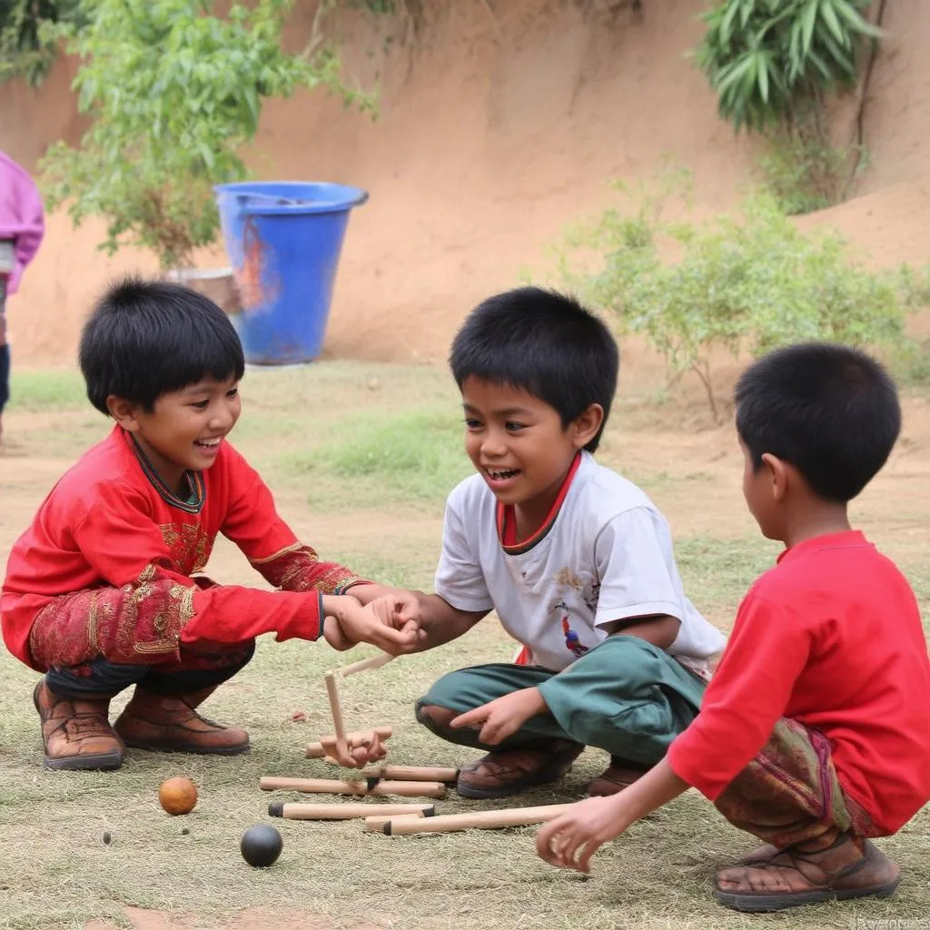 Trẻ em vui chơi cùng nhau