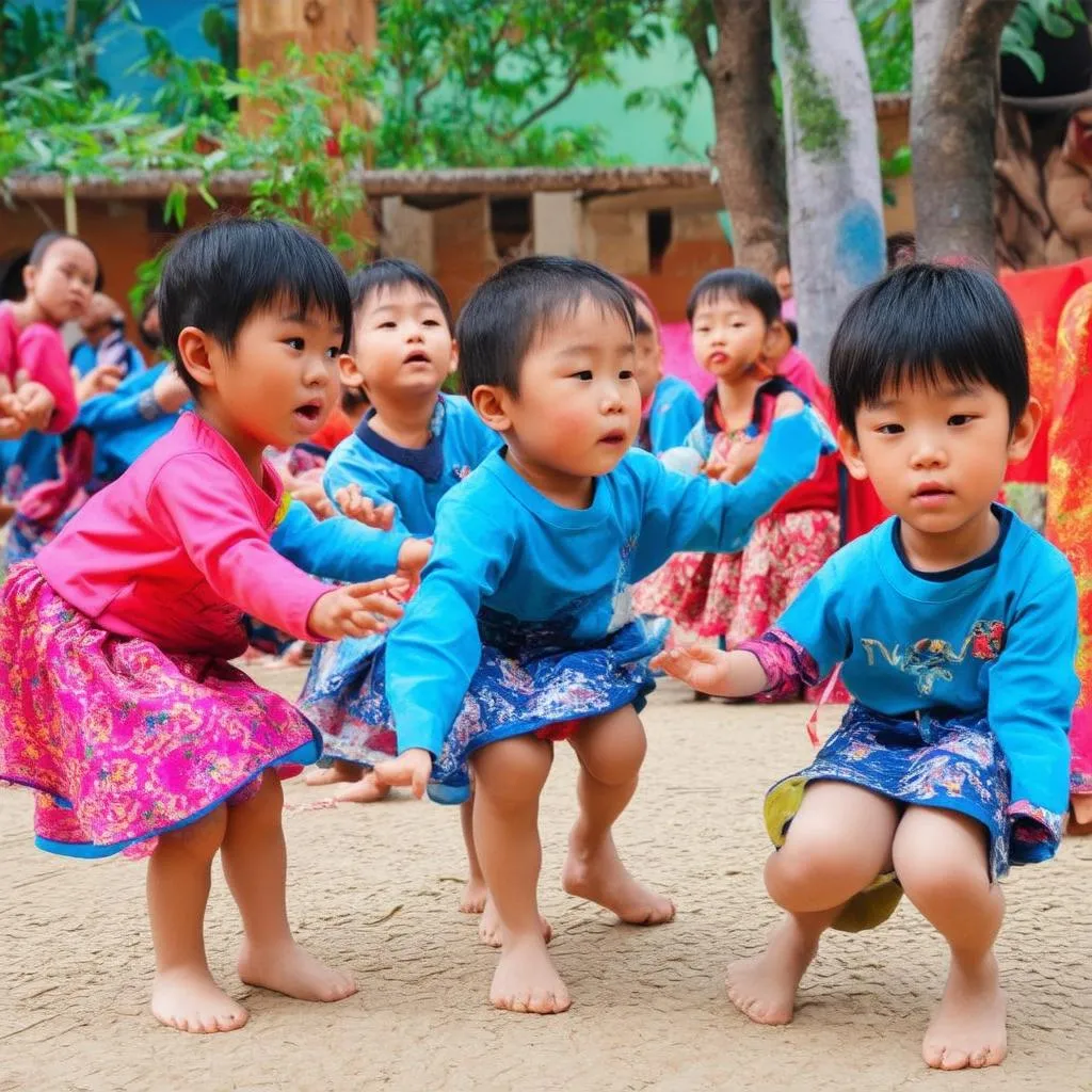 Trẻ em cùng chơi Chi Chi Chành Chành