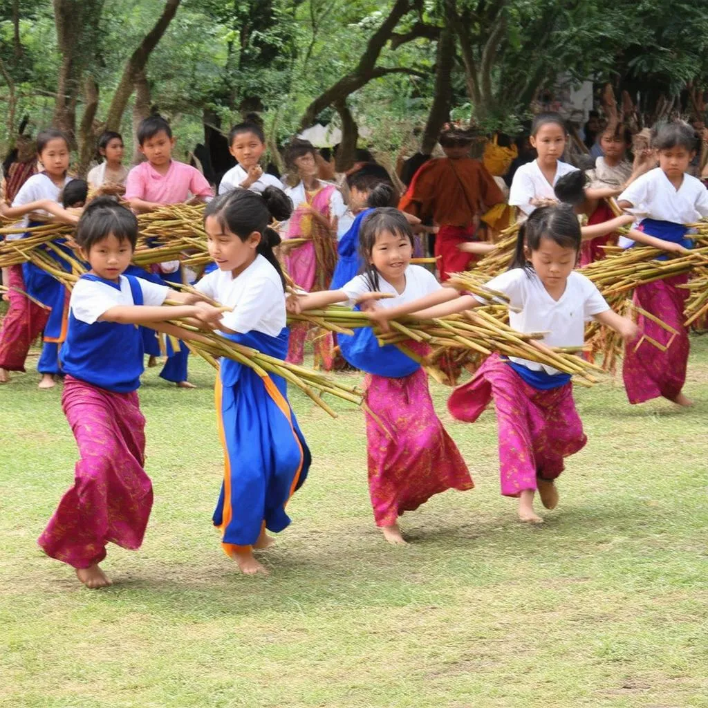 Trẻ em nhảy sạp