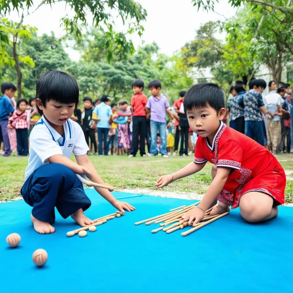 Trẻ em chơi đùa cùng nhau