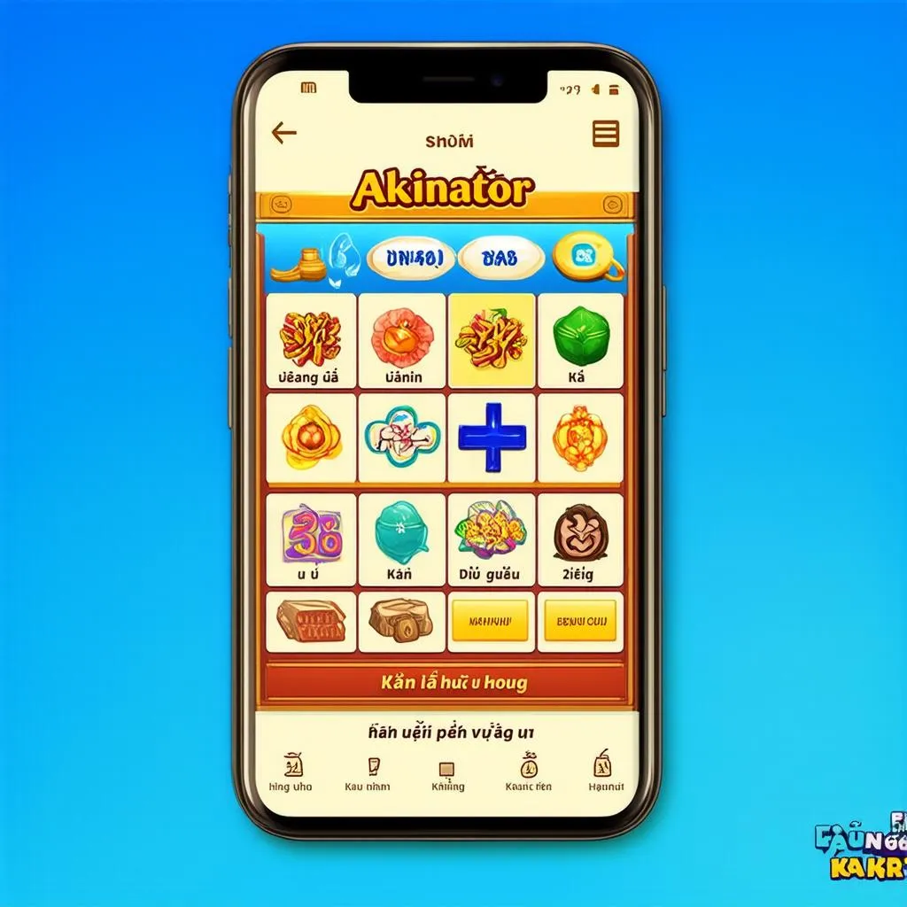 Trò chơi Akinator tiếng Việt trên điện thoại