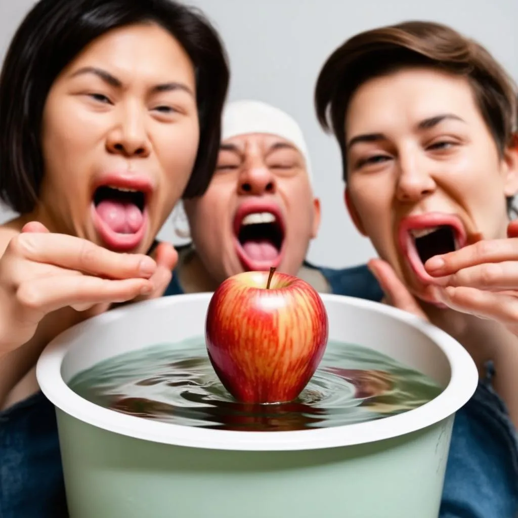 trò chơi apple bobbing