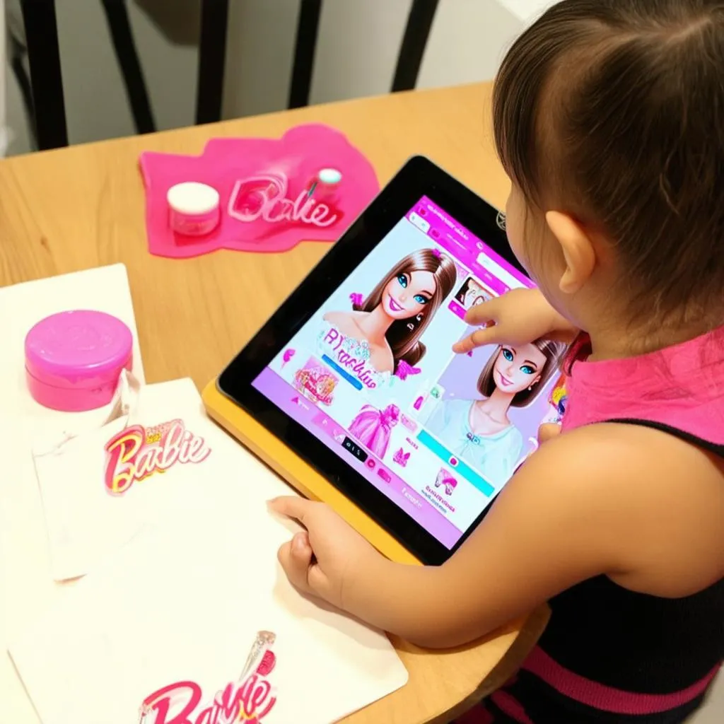 Chơi trò chơi cắt tóc cho búp bê Barbie online