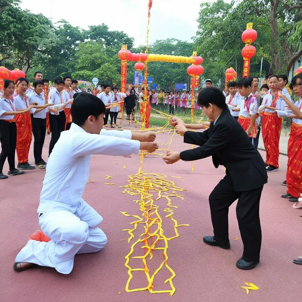 Trò chơi cua cắp ngày tết