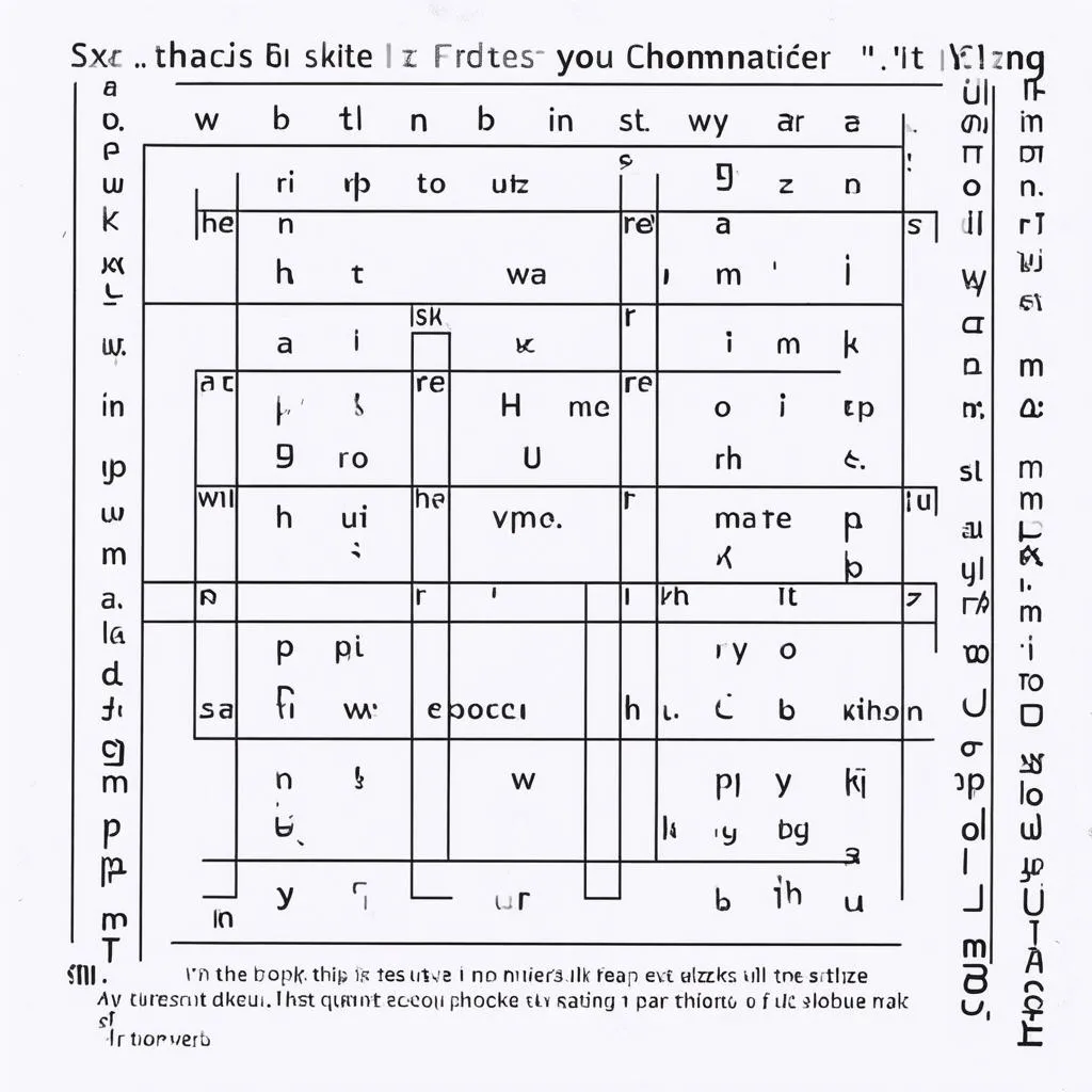 Trò chơi giải ô chữ