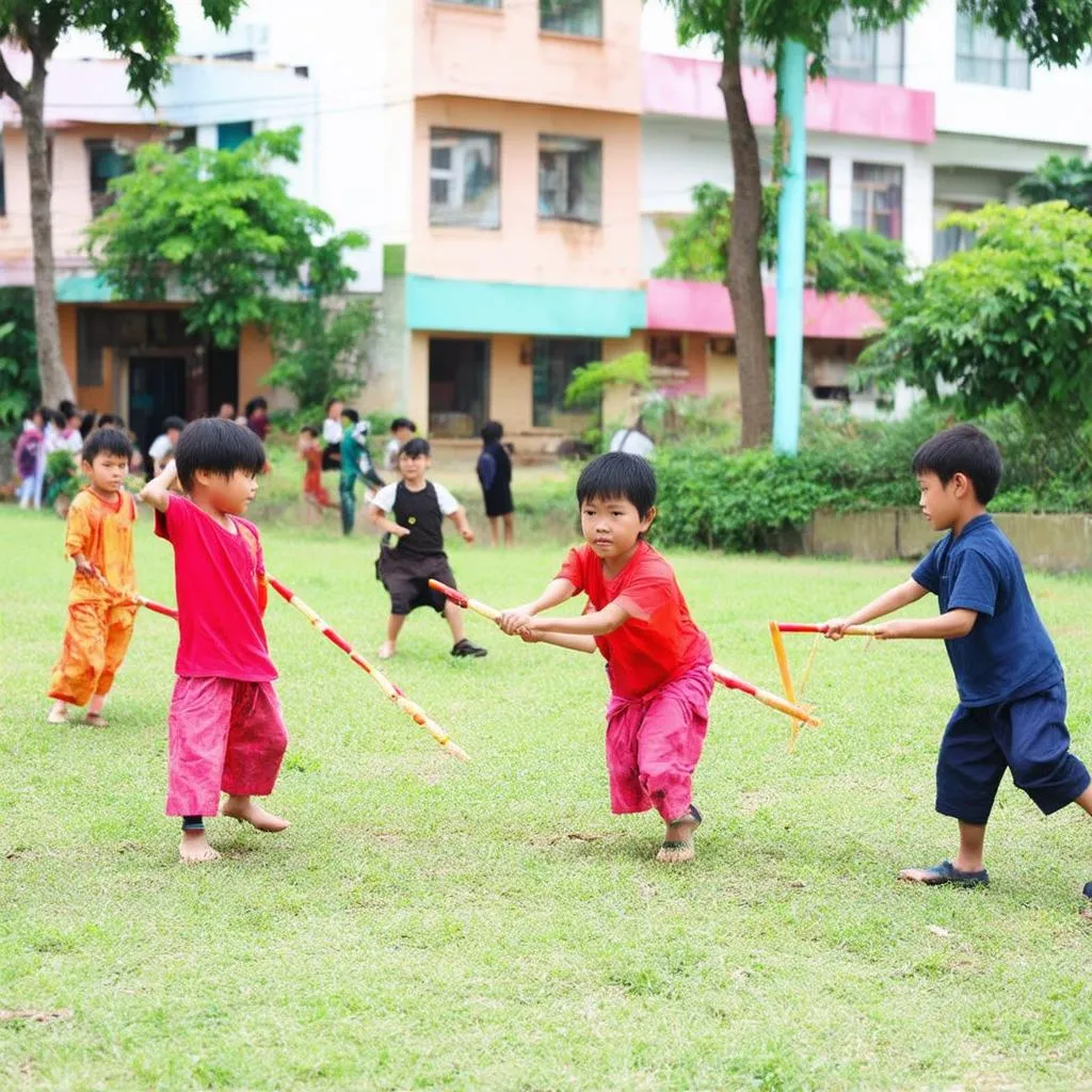 Hình ảnh trò chơi dân gian