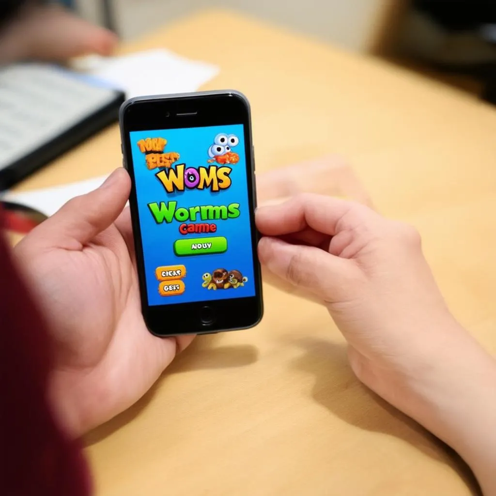 mobile worms game