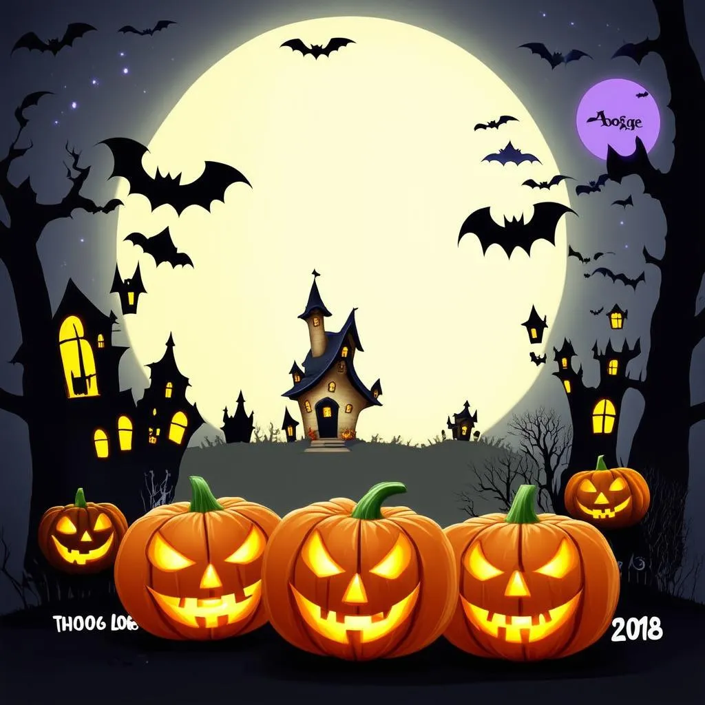 Trò chơi Halloween Google 2018