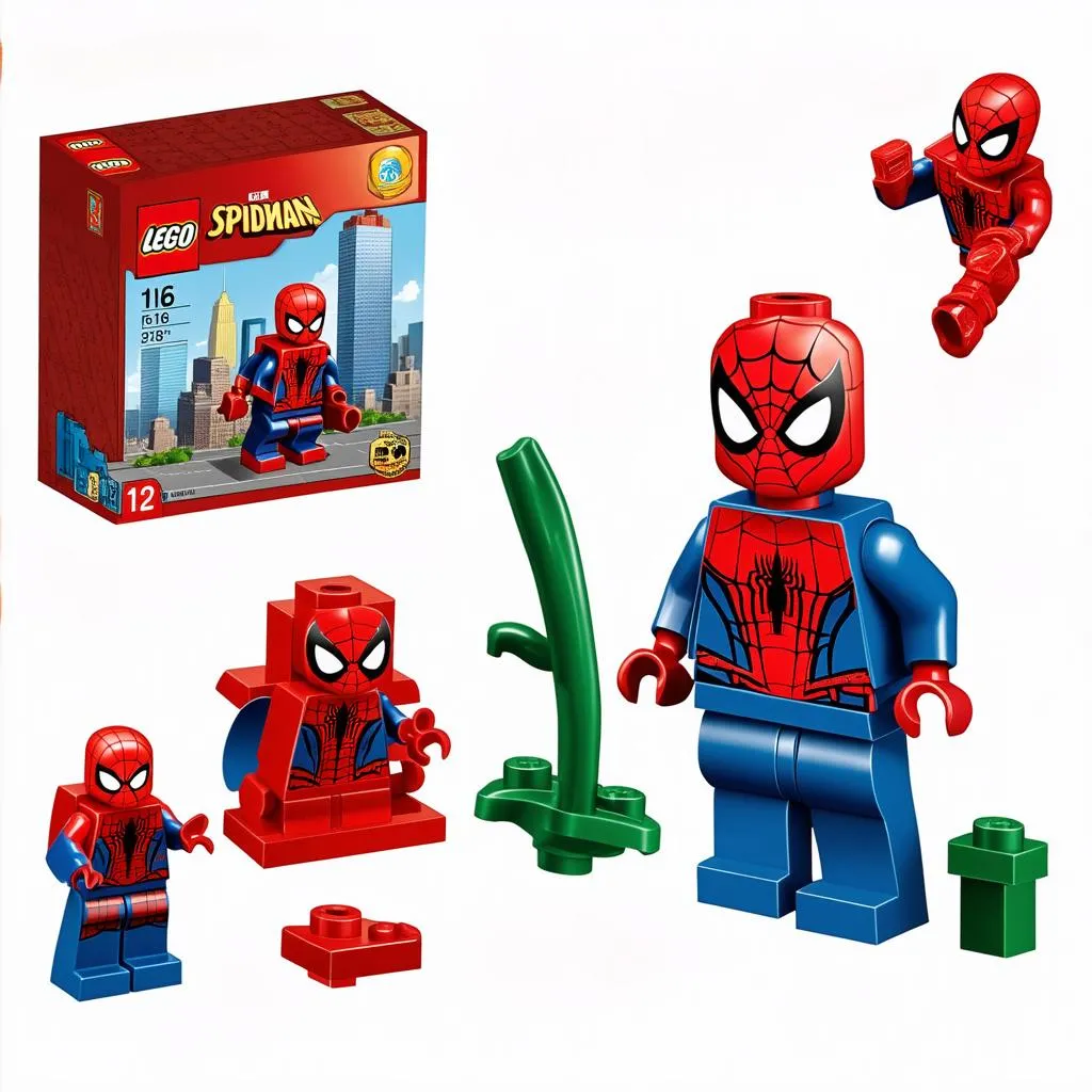 Bộ lắp ráp LEGO Người Nhện