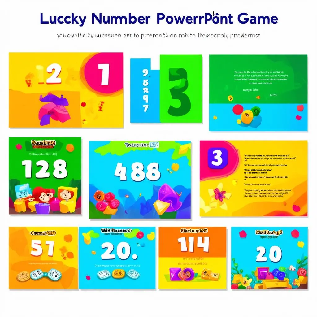 Trò chơi Lucky Number trên Powerpoint