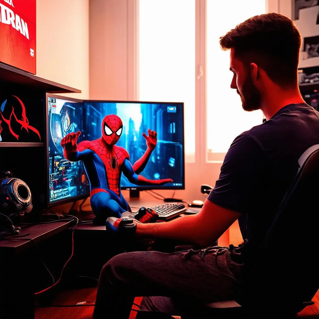 Playing Spider-Man on PC