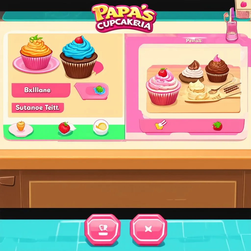 Papa's Cupcakeria game