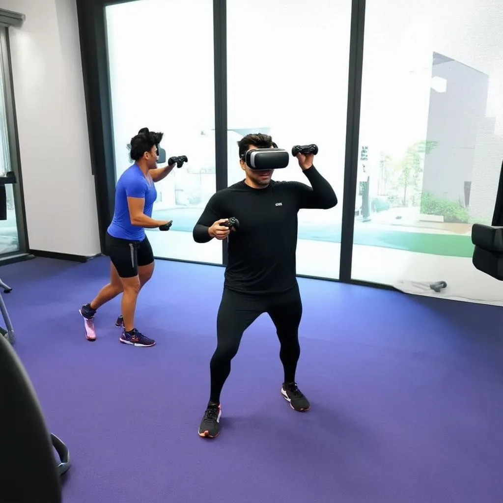 trò chơi tập gym vr