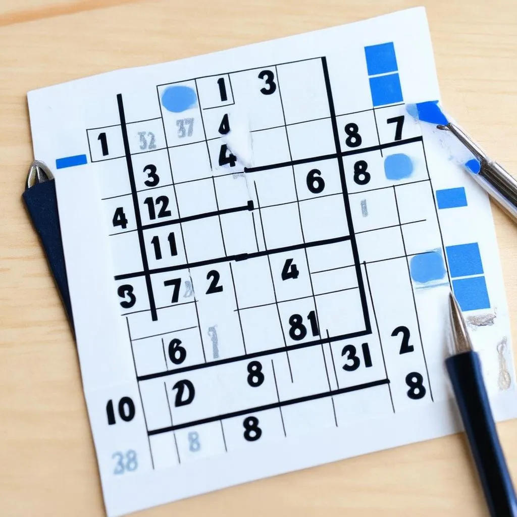 Hình ảnh trò chơi Sudoku