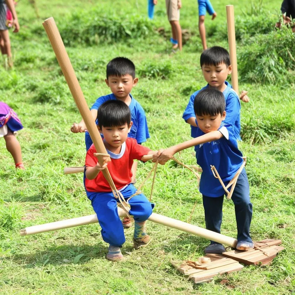 Trẻ em chơi trò chơi