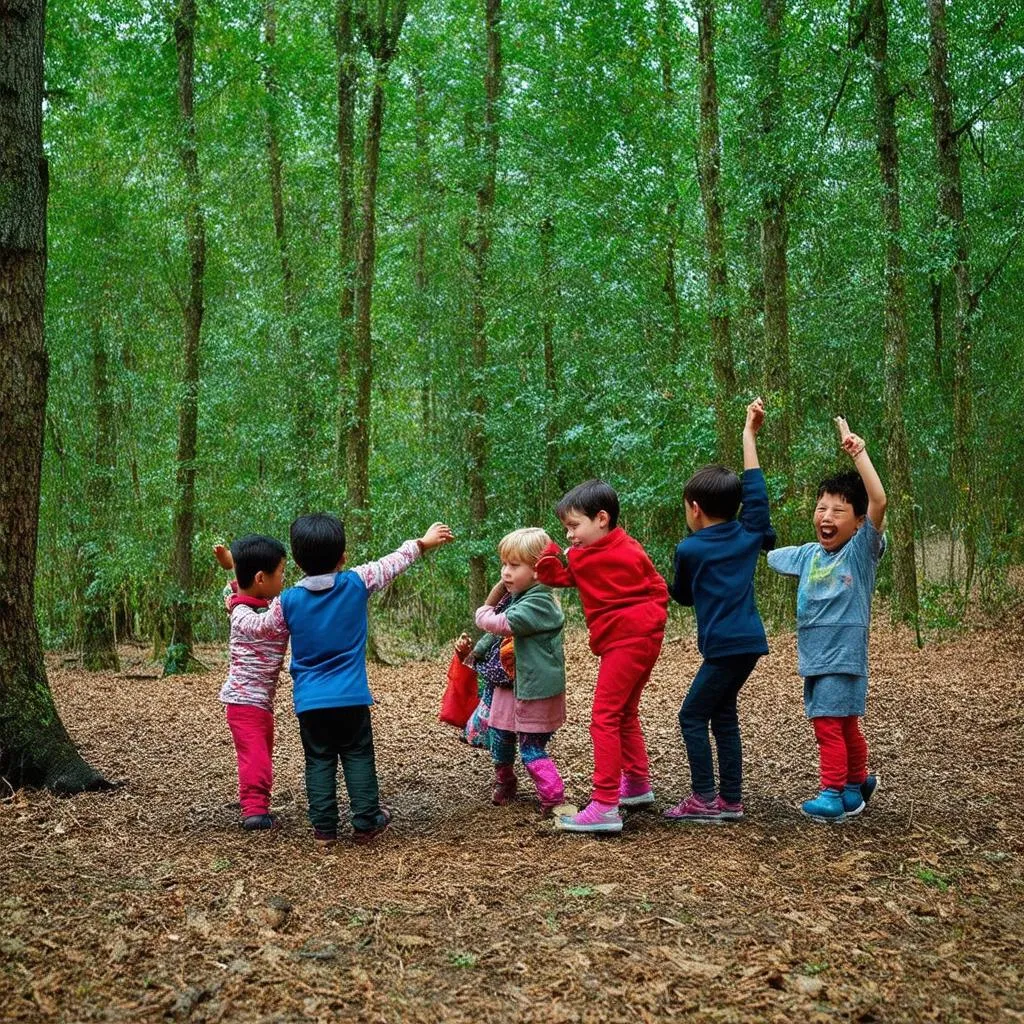 Trò chơi tự nhiên giúp rèn luyện kỹ năng sống, kỹ năng giao tiếp và khả năng ứng biến