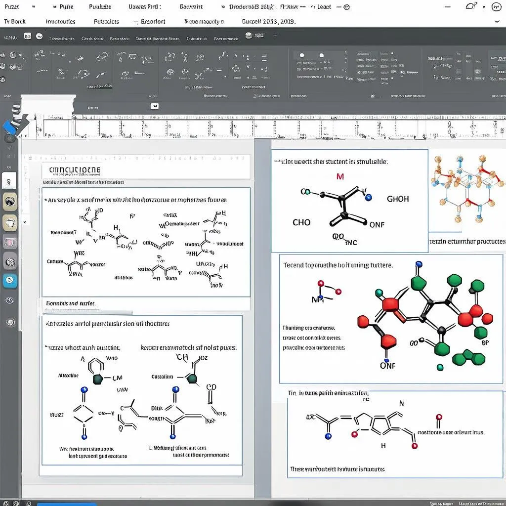 Trò chơi xếp hình cấu trúc phân tử Powerpoint