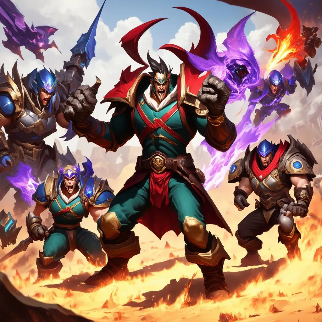 Ứng dụng chiến thuật Blitzkrieg trong game MOBA