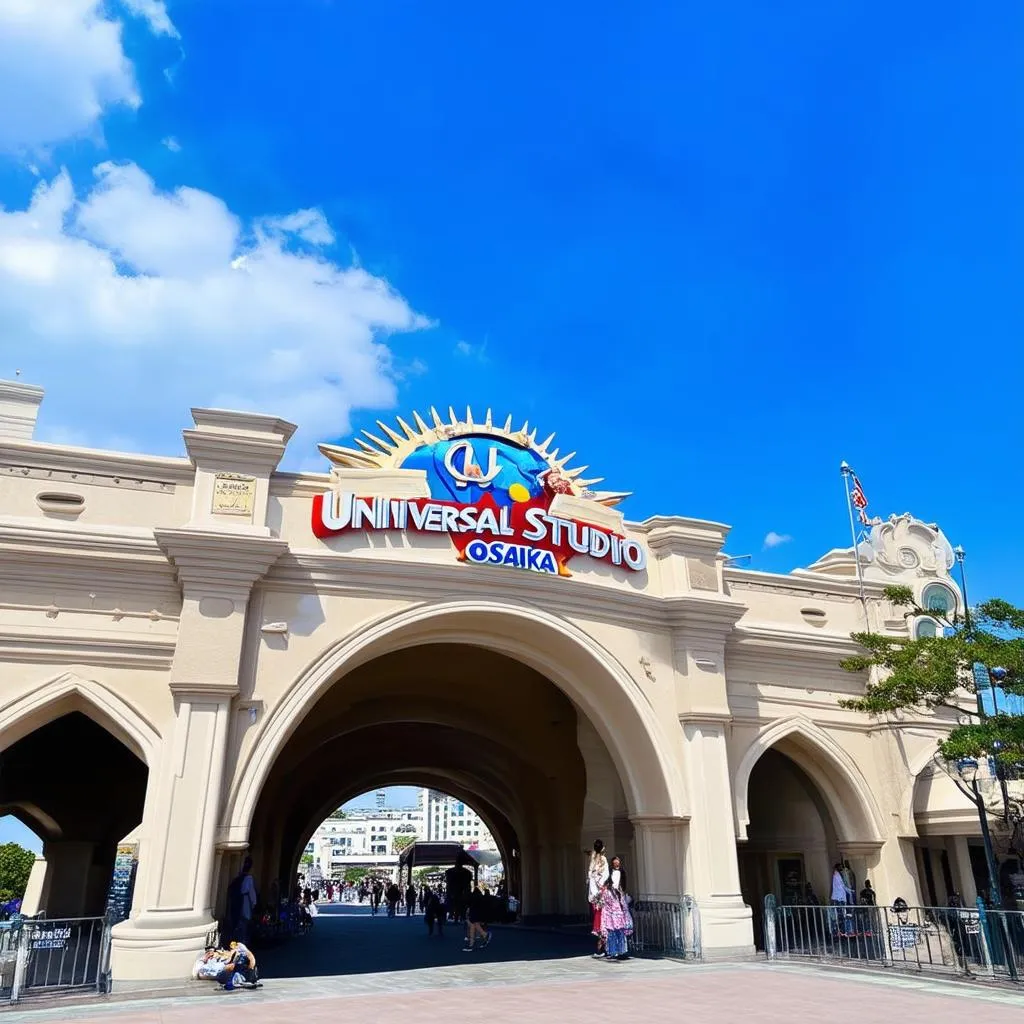 Cổng vào Universal Studio Osaka