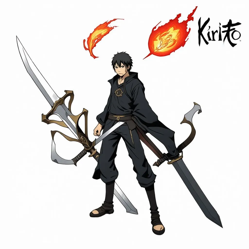 Vẽ kiếm Kirito mang nhiều ý nghĩa