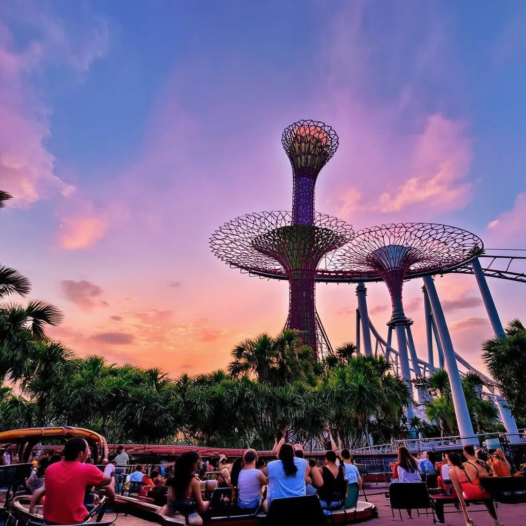 Vòng Xoay Singapore Sling Tại Asia Park