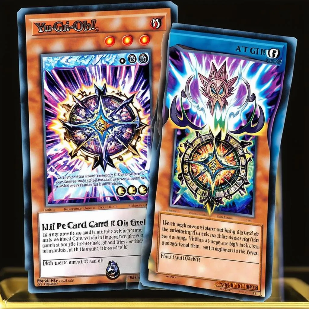 Bộ bài Yugioh với nhiều lá bài mạnh