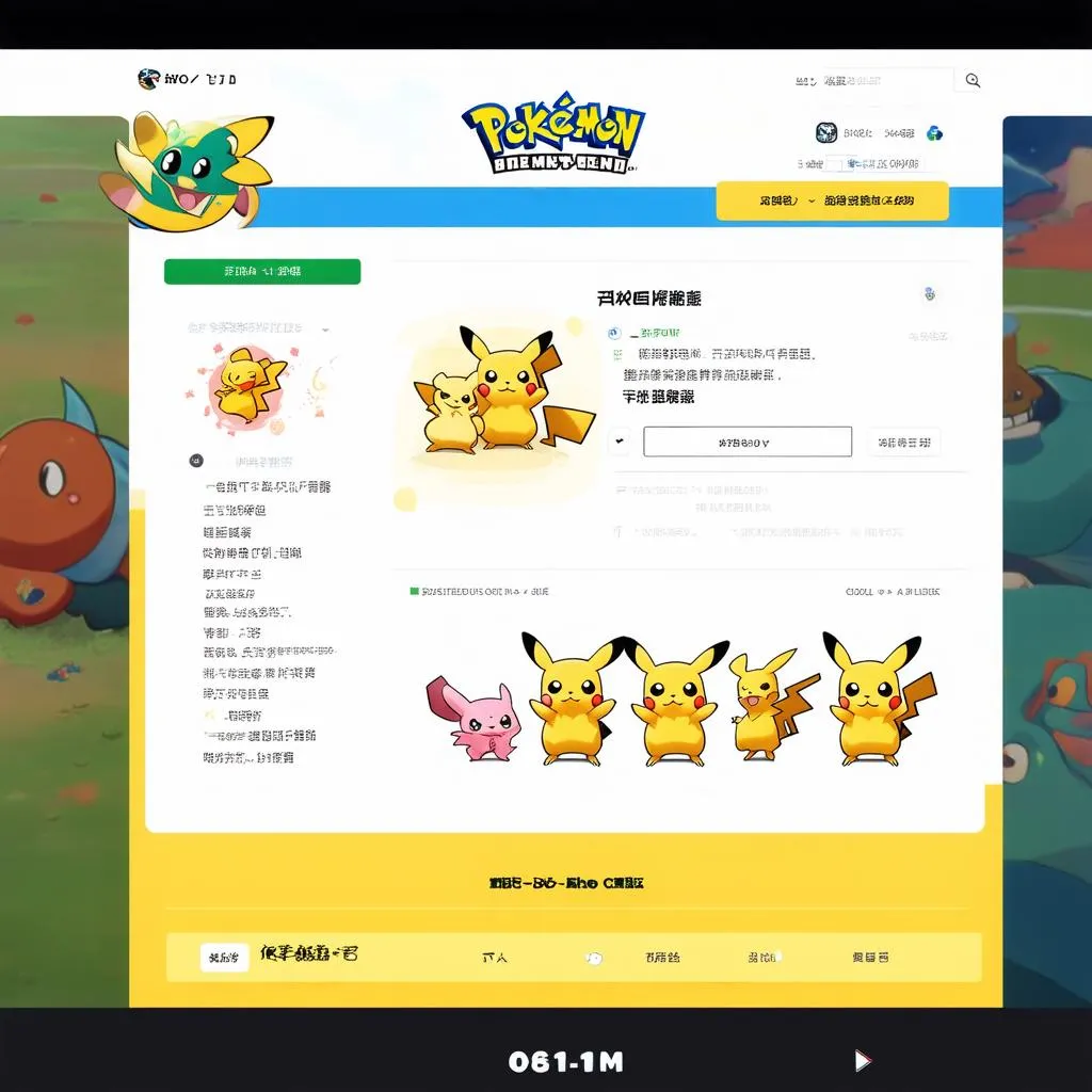 website trò chơi pikachu