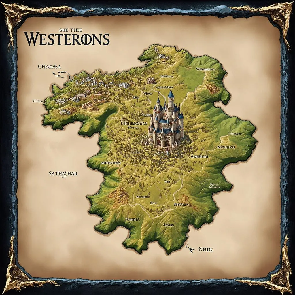 Bản đồ lục địa Westeros