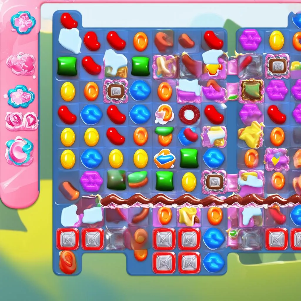 Màn chơi Candy Crush Saga đầy màu sắc