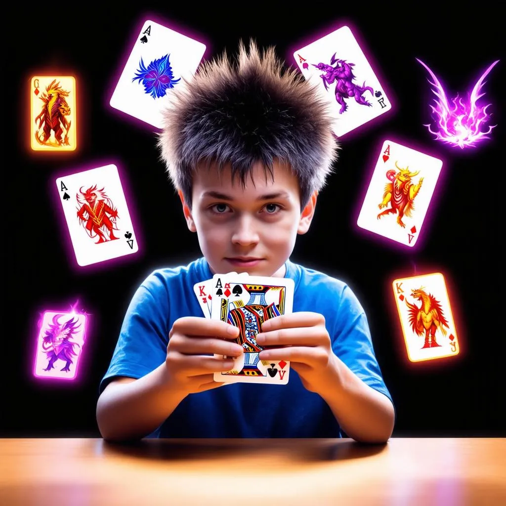 Yugi và bộ bài của mình