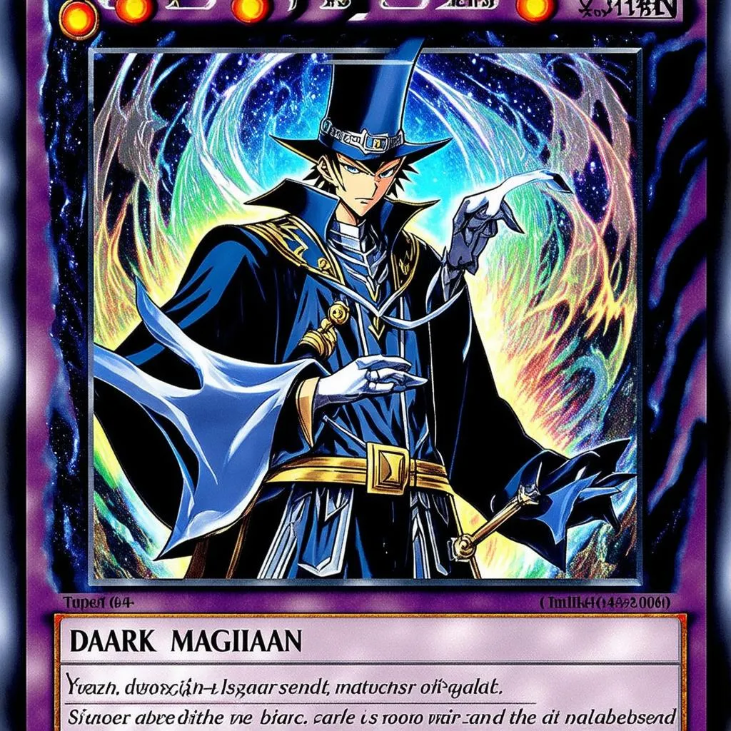 Lá bài Yugioh &quot;Dark Magician&quot;