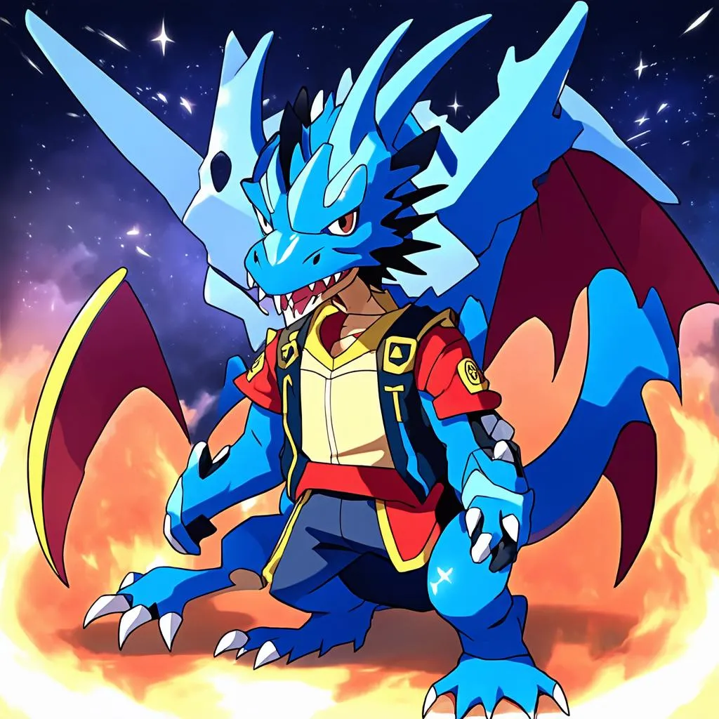 Yusei và lá bài Stardust Dragon