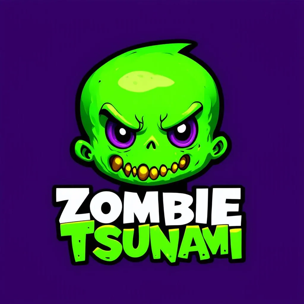 The logo of Zombie Tsunami