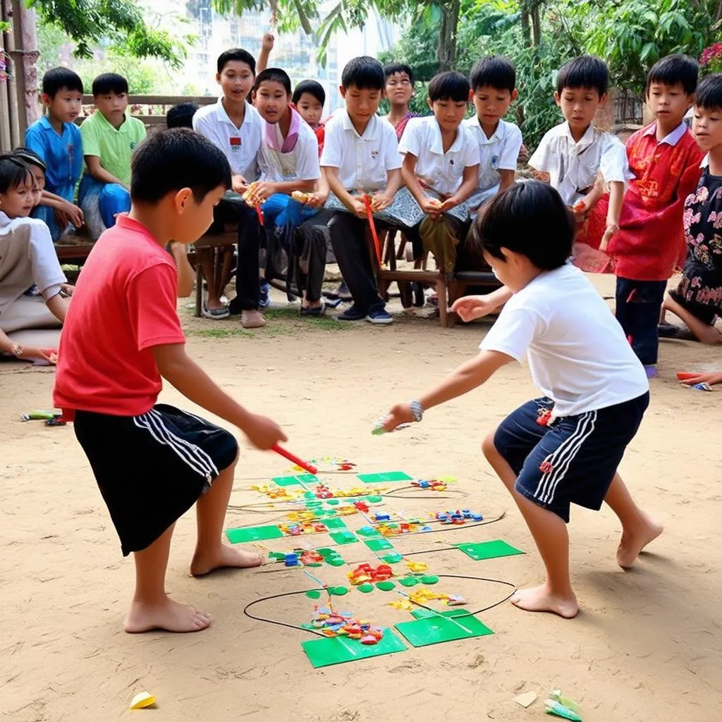 Hình ảnh trò chơi dân gian trẻ em