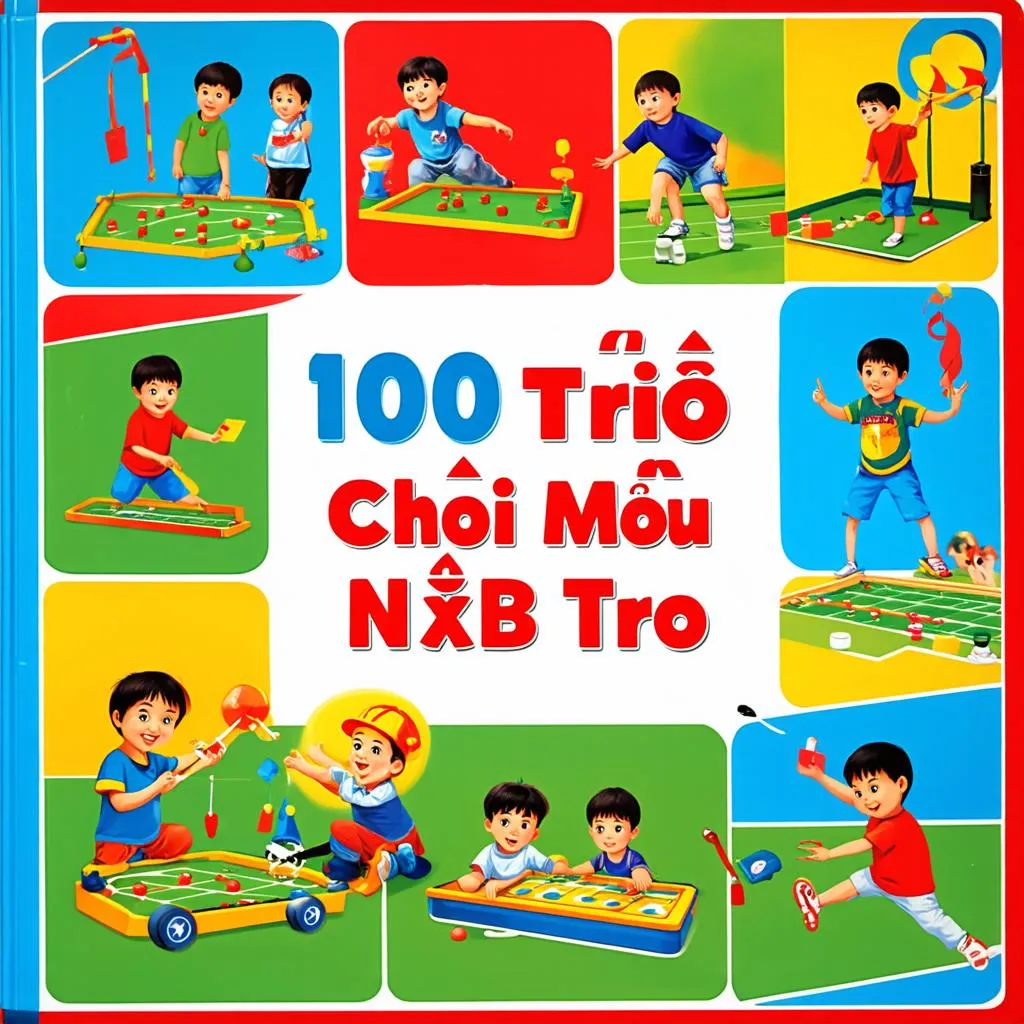 Bộ sách 100 Trò Chơi Mẫu Giáo NXB Trẻ