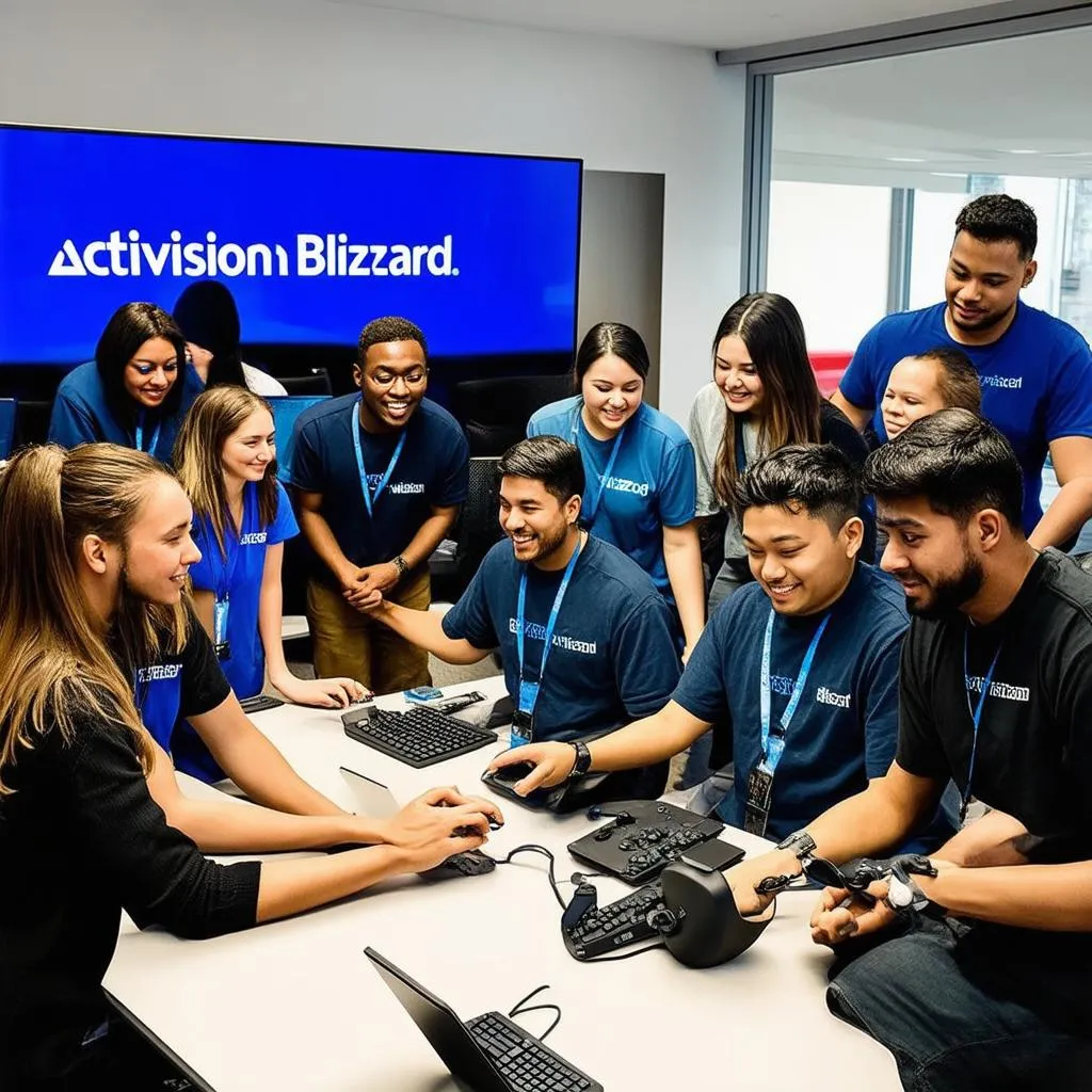 Activision Blizzard employees